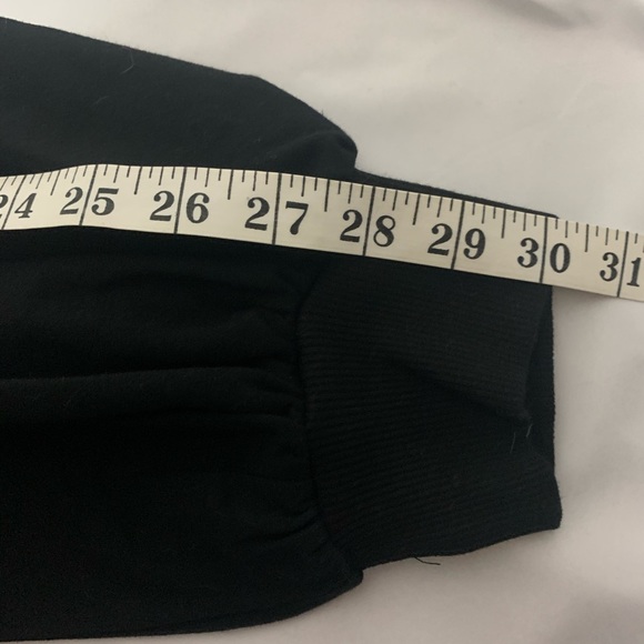 SHEIN crop drop shoulder long balloon sleeve shirt - Picture 7 of 8